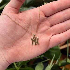 New York Yankee Gold Filled Necklace